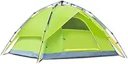 Tent Windproof Waterproof Camping Tent 3-4 People Camping Tent Outdoor Shade Canopy Waterproof Tarp Sun Shelter for Mountaineering Hiking Picnic Outdoor Camping Supplies Easy Large Capac