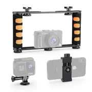 Handheld Rig Mobile Phone Camera Stabilizer Holder Frame Video Recording Cage
