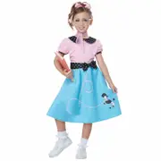 50s Sock Hop Dress Greaser Rock Roll Old School Book Week Girls Costume