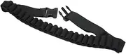 Outdoor Shooting Gear Magazine Mag Pouch Cartridges Holder Strap Ammunition Carrier Shotshell Reload Tactical Molle Ammo Shell Belt Shotgun Bullets Shell Bandolier- Black