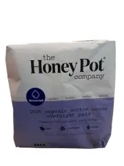 Organic Herbal-Infused Pads with Wings, Overnight, 12 Count