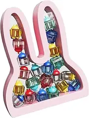 Baby Teeth Holder Keepsake | Baby Teeth Storage Box With Labels,Bunny Shape Tooth Storage Case Kids Growth Record Keepsake For Memory Home Family Birthday
