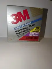 3M 5 1/4 inch 5.25" diskettes DS DD double side density Sealed Box of 10