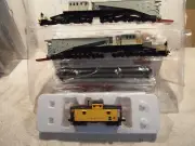 BACHMANN H.O. "SCHNABEL" 300ton 36-WHEEL SPECIALIZED CAR & MONITER'S CABOOSE