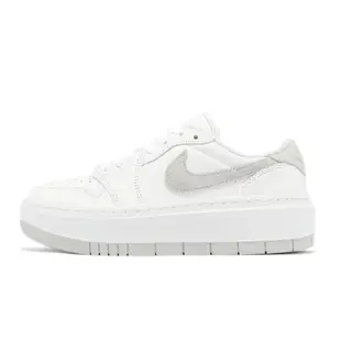 Nike 休閒鞋 Air Jordan 1 Elevate Low 女鞋 男鞋 白 灰 厚底 AJ1 經典 DH7004-110