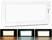 RV Lights Interior 96LEDs10W 3 Color Temp with Memory Stepless Dimming Super Bright 12V LED Ceiling Dome Light Panel Light for Caravan Camper Travel Trailer Motorhome Sailboat Yacht (1PACK)