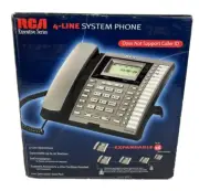 RCA 4-Line Executive Series Expandable System Phone Office 25415RE3 Black New