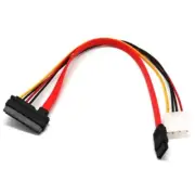 Sata 22Pin (7+15 Pin) Male to Sata 7P Female IDE Molex 4Pin Adapter Converter