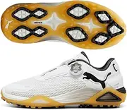 WMNS Spikeless Golf Shoes, Shadow Cat Nitro Disc Women's, Puma White/Puma Black/Gum, 23.5 cm
