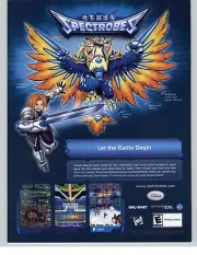 Disney Spectrobes Nintendo DS Video Game Art 2004 Vintage Print Ad/Poster