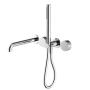 Nero Kara Chrome/Matte Black/Brushed Nickel/Gun Metal/Brushed Gold/Brushed Bronze Progressive Shower System Separate Plate With Spout 230/250mm