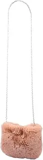 [COLLBATH] 1pc Plush Messenger Bag for Women Shoulder Bag Chain Closure for Daily Use