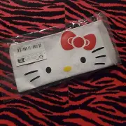 Hello KITTY white Zippered FabricPouch