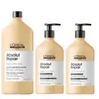 Loreal Professionnel Absolut Repair Shampoo 1500ml & 2 x Conditioner 750mL