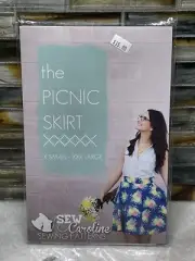 Sew Caroline The Picnic Skirt Sewing Pattern Size XS-XXXL SC05 New
