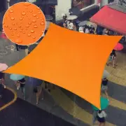 Amgo 9.5' x 9.5' Orange Square Waterproof Sun Shade Sail UPF50+ AMWTPS9.5 Canopy