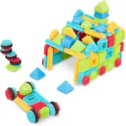 Battat Bristle Blocks STEM Building Set, 112 Pieces – Developmental Toys for Tod