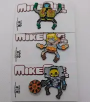 Masters Of The Universe Custom Enamel PINS Faker Skeletor Blast-Attak MOTU Set