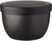 Mepal - Snackpot Ellipse - Practical Container for Storing and Transporting Food - Freezer Safe - Dishwasher Safe - 350 ml - Nordic Black
