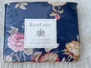 Ralph Lauren WINSLOW FLORAL KING Fitted Sheet Sateen 300TC Vintage Rare!