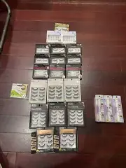 LOT OF 20 BOXES ARDELL KISS NATURAL REMI WISPIES EYELASHES 4 BOND AND SEAL