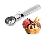 Stainless Steel Ice Cream Ball Scoop Maker Fruit Potato Mash Home Kitchen Gadget