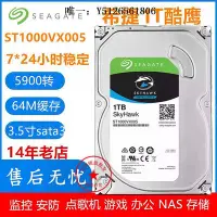 在飛比找Yahoo!奇摩拍賣優惠-移動硬盤希捷酷鷹監控1T 2T 3T 4T臺式機硬盤游戲存儲