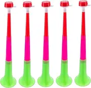 BELLIFFY 5pcs Trumpet Party Props Football Horn Telescopic Cheering Horns Party Cheering Props Telescopic Horn Football Noise Maker Football Game Accessories for Fans