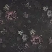 [VEELIKE] 17.7''x118'' Vintage Dark Floral Peel and Stick Wallpaper Peony Floral Boho Removable Self Adhesive Prepasted Decorative Black Floral Wallpaper Rolls for Bedroom Bathroom Walls Cabinets Shelf