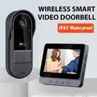 Wireless Intercom Doorbell, HD Night Vision, Smart Security Camera