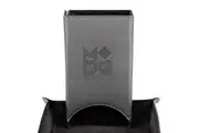 MDG: Fold Up Leather Dice Tower - Black