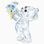 Swarovski Characters Kris Bear Forget-Me-Not Flowers Crystal Figurine 5427993