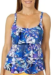 [Fleet Street Ltd.] Womens Swim Tankini Top Tankini Top - Multi