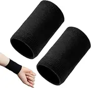 ALWIDA Tennis Wrist Sweatbands | Sports Wristbands Athletic Bracer Wrist Protector - Fitness Bracelets, Soft Ultra Absorbent Sports Bracer for Tennis, Running, Working Out, Basketball