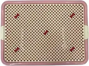 YES4PETS Small Portable Dog Potty Training Tray Mat Pet Puppy Toilet Trays Loo Pad Pink