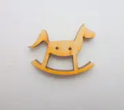 Rocking Horse Button 30mm (per 4 buttons)
