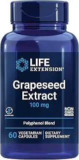Life Extension Grapeseed Extract 100 Mg, 60 Count