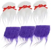 Doll Set Pack Gnome Beards Bead Christmas Doll Making Materials Crafting Beads