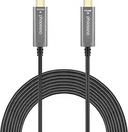 phoossno USB C to C Fiber Optical Cable USB 3.1 Type C Cable 10Gbps 50FT Compatible with Microsoft Azure Logitech Camera Aver &Vaddio & Barco ClickShare Touch Screen Kinect Intel RealSense