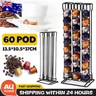 60 Pods For Nespresso Coffee Capsules Pod Holder Drawer Rack Storage Organizer