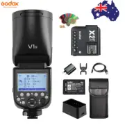 Godox V1S V1-S TTL Camera Flash Speedlite + X2T-S Flash Trigger for Sony