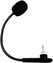 MICMXMO Replacement Microphone 3.5mm Boom Compatible with Logitech Astro A40 Gaming Headsets Noise Cancelling Mic for PS5 Switch Mac PC
