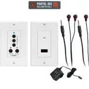 PRO.2 IR Repeater Wall Plate Kit Receiver w/ Single/Dual Infrared Emitters