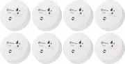 8 Pack Water Leak Detectors, 100dB Water Sensor Alarms Flood Detector for Bas...