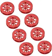 Toddmomy 8pcs Fountain Water Wheel Accessories Models Scene Layout Prop Simulation Wheel Fountain Replacement Wheels Micro Prop Photo Prop Fish Tank Plastic 7c Fake Landscape Red