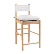 Harper Stools Bar Counter with Cushion Rubberwood (set of 2)