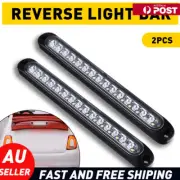 2X 15 LED Tail Light Strip Slim UTE Stop Brake White Turn Signal Truck Trailer (for: Porsche)