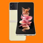 Samsung Galaxy Z Flip 3 5G (128GB, Cream) - Pristine