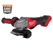 M18 18V Brushless Cordless 4-1/2 In./5 In. Grinder W/Paddle Switch (Tool-Only)