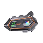 Bluetooth 5.0 Motorcycle Helmet Headset Headphone Interphone Hands- Stereo3025
